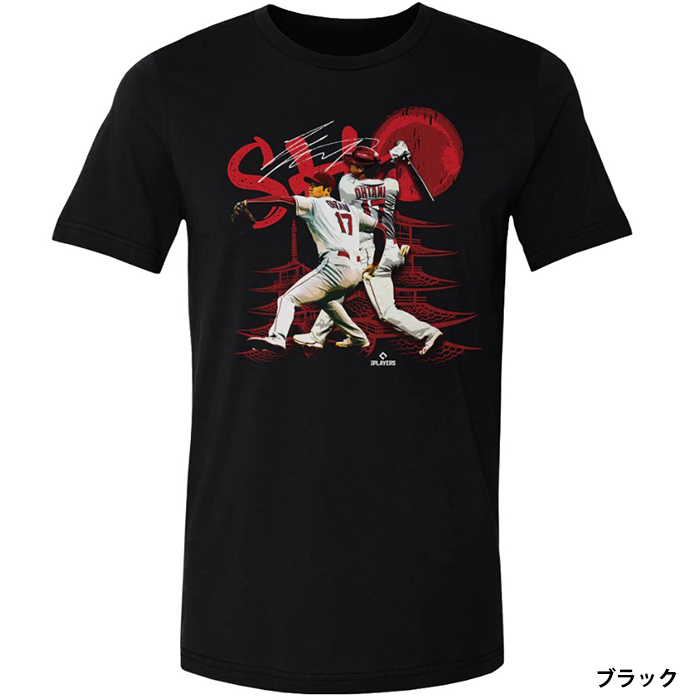 人気商品！】 デサント社製 大谷翔平選手 二刀流 Tシャツ エンゼルス