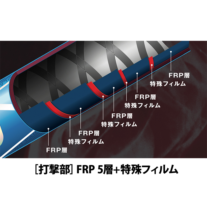 ローリングス 3号ゴムソフト バット マントラ FRP 5層構造 BSR1MNTA