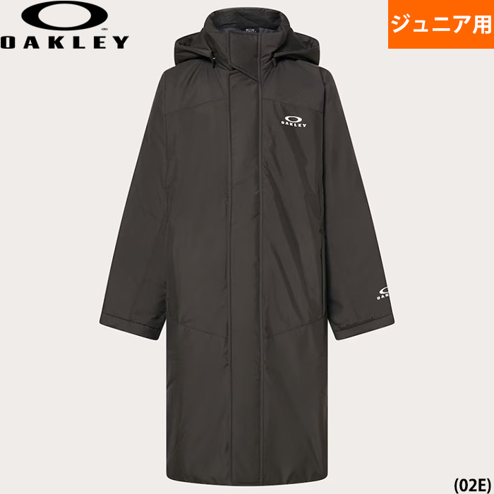 即日出荷 OAKLEY オークリー ジュニア用 ロングコート ベンチコート 撥水 防風 裏起毛 中綿 インサレーションコート YTR LONG  COAT 8.0 FOA407044 oak24fw | 野球用品専門店 ベースマン全国に野球用品をお届けするインターネット通販！