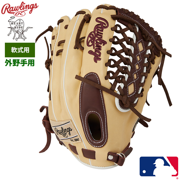 ローリングス 軟式グラブ 外野手用 HOH MLB カラーシンク GR2HMB88FB